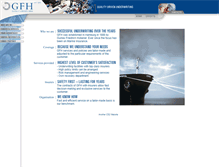 Tablet Screenshot of gfh-insurance.com